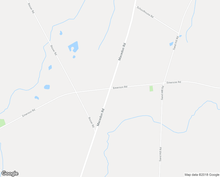 map of restaurants, bars, coffee shops, grocery stores, and more near Macedon Road & Emerson Road in Canandaigua