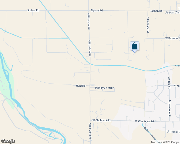 map of restaurants, bars, coffee shops, grocery stores, and more near 11440 North Rio Vista Road in Pocatello