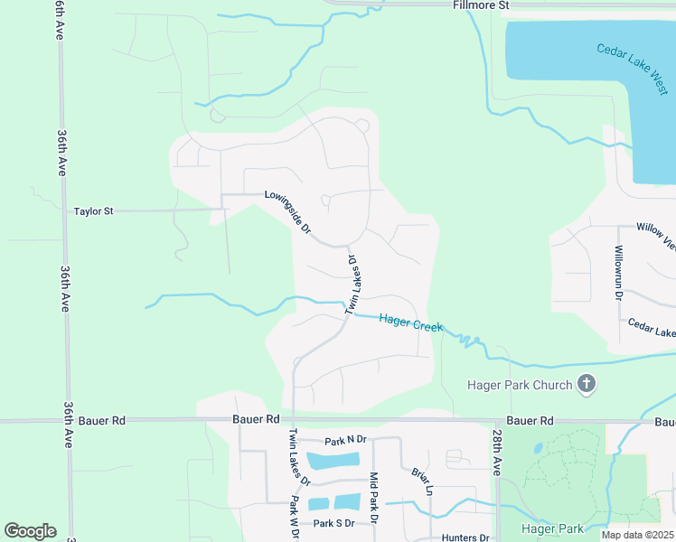 map of restaurants, bars, coffee shops, grocery stores, and more near 3083 Blairwood Court in Georgetown Township