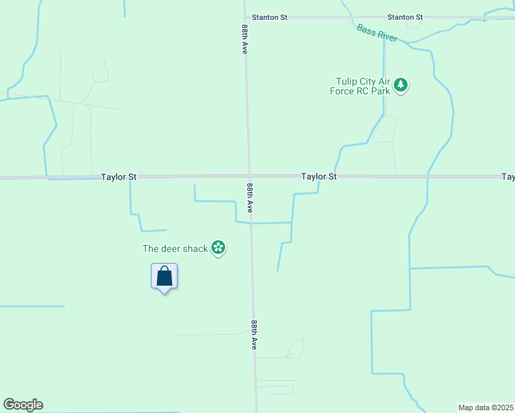 map of restaurants, bars, coffee shops, grocery stores, and more near 8718 88th Avenue in Zeeland