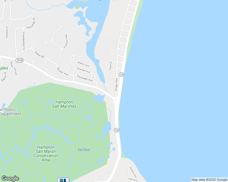 map of restaurants, bars, coffee shops, grocery stores, and more near 3 Red Coat Lane in Hampton