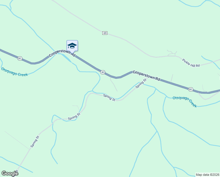 map of restaurants, bars, coffee shops, grocery stores, and more near 365 New York 80 in Fort Plain