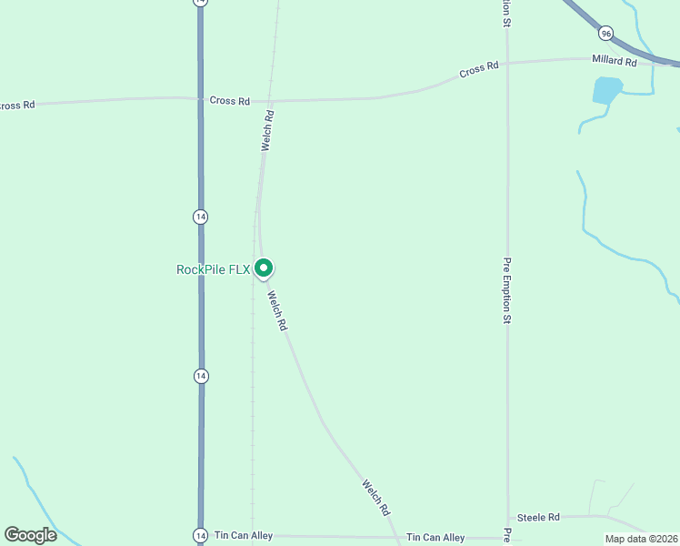 map of restaurants, bars, coffee shops, grocery stores, and more near 2153 Welch Road in Phelps