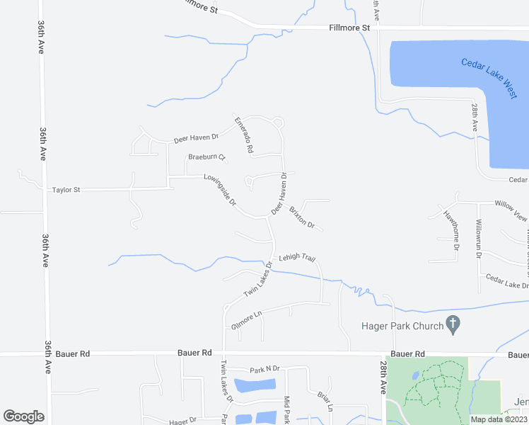 map of restaurants, bars, coffee shops, grocery stores, and more near 3067 Lowingside Drive in Georgetown Township