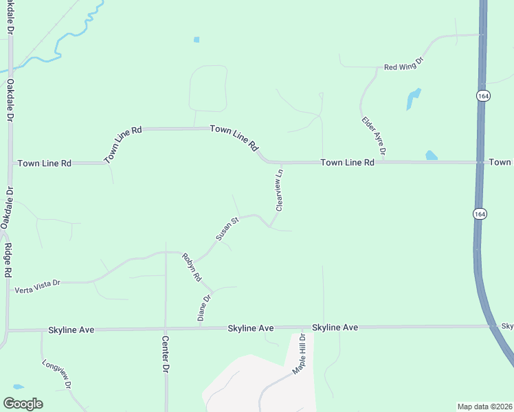 map of restaurants, bars, coffee shops, grocery stores, and more near W246S6385 Clearview Lane in Waukesha