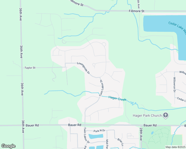 map of restaurants, bars, coffee shops, grocery stores, and more near 3131 Lowingside Drive in Georgetown Township