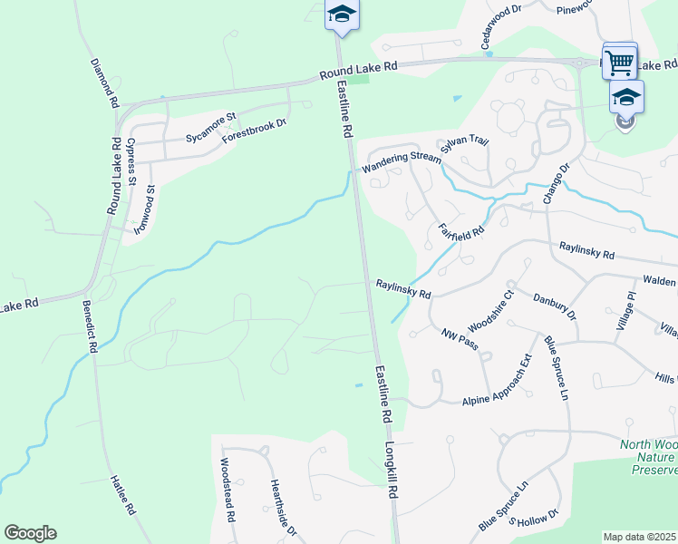 map of restaurants, bars, coffee shops, grocery stores, and more near 4 Tamarack Street in Ballston Lake