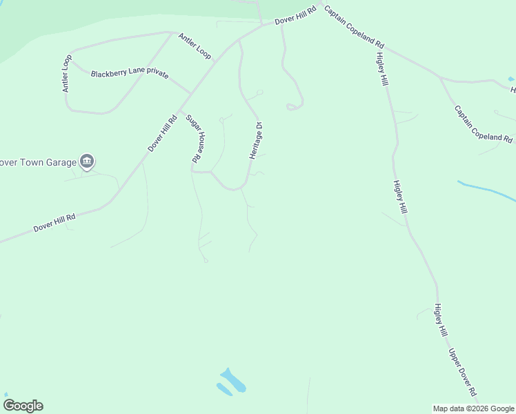 map of restaurants, bars, coffee shops, grocery stores, and more near 3 Running Sap Lane in Dover