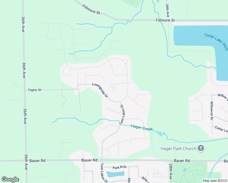 map of restaurants, bars, coffee shops, grocery stores, and more near 3067 Lowingside Drive in Georgetown Township