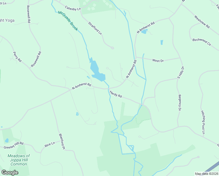 map of restaurants, bars, coffee shops, grocery stores, and more near 253 North Amherst Road in Bedford