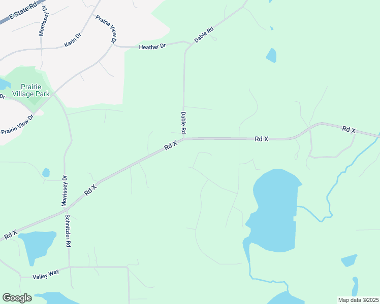 map of restaurants, bars, coffee shops, grocery stores, and more near S63W31493 Road X in Mukwonago