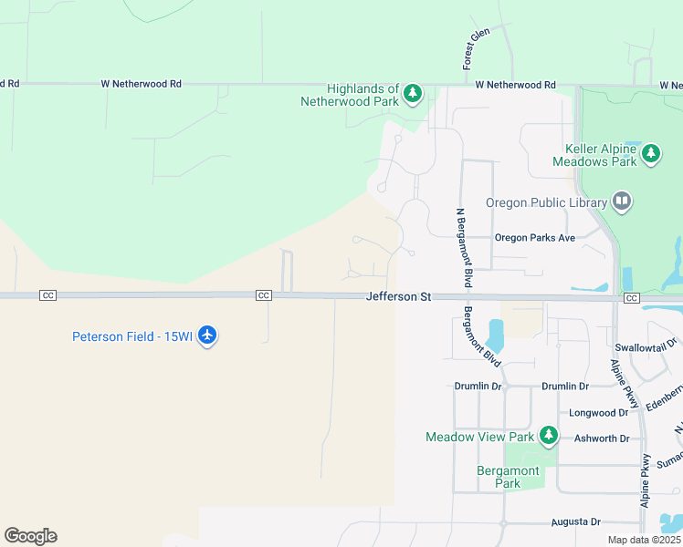 map of restaurants, bars, coffee shops, grocery stores, and more near 1257 Tivoli Circle in Oregon