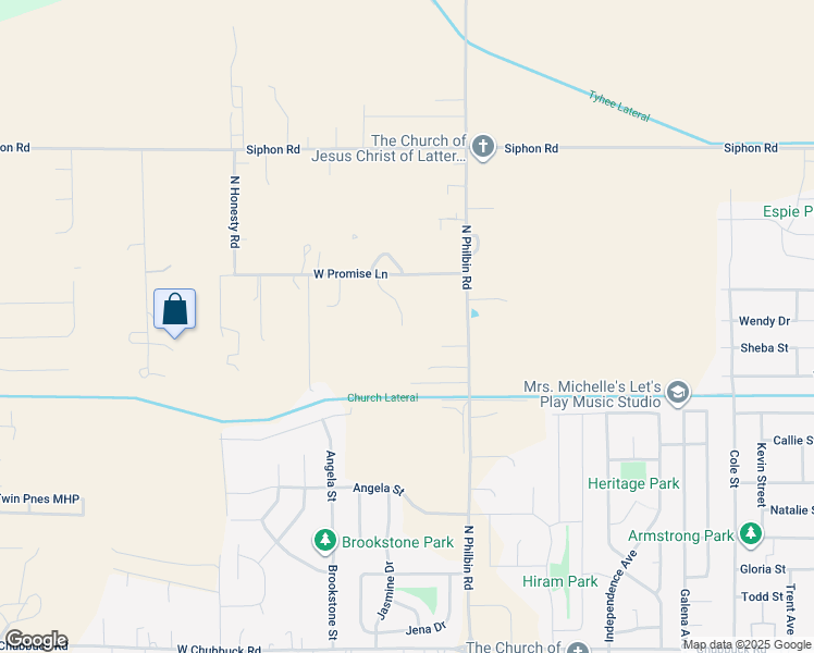 map of restaurants, bars, coffee shops, grocery stores, and more near 14181 West Promise Lane in Pocatello