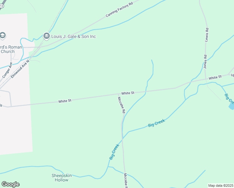 map of restaurants, bars, coffee shops, grocery stores, and more near White Street in Waterville