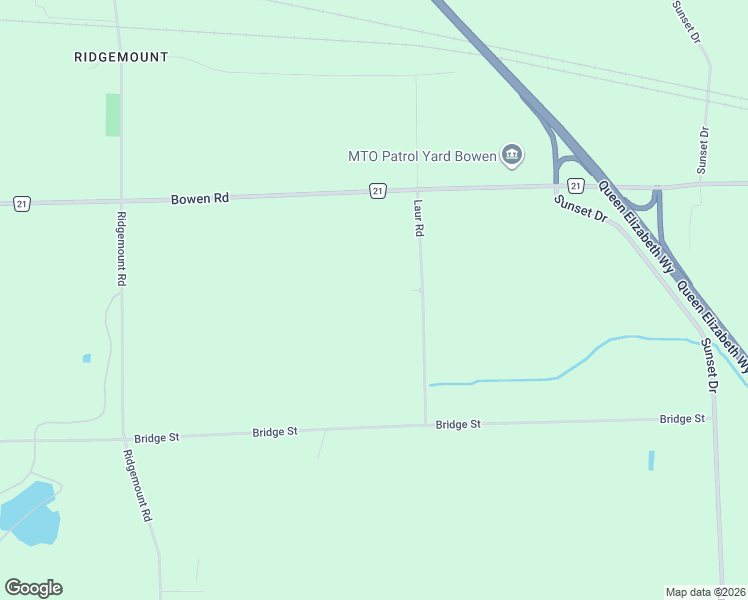 map of restaurants, bars, coffee shops, grocery stores, and more near 1992 Laur Road in Fort Erie