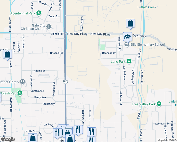 map of restaurants, bars, coffee shops, grocery stores, and more near 5310 Diamond Circle in Pocatello
