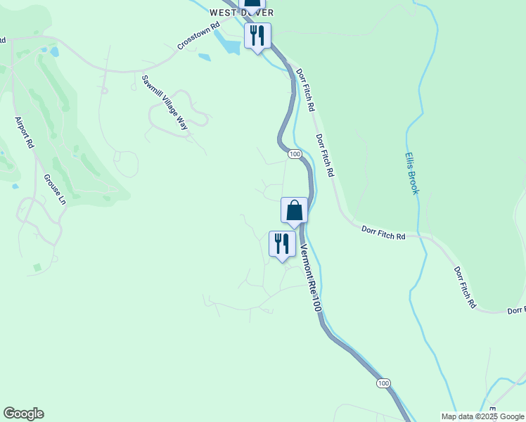 map of restaurants, bars, coffee shops, grocery stores, and more near 10C Dover Green Loop in Dover