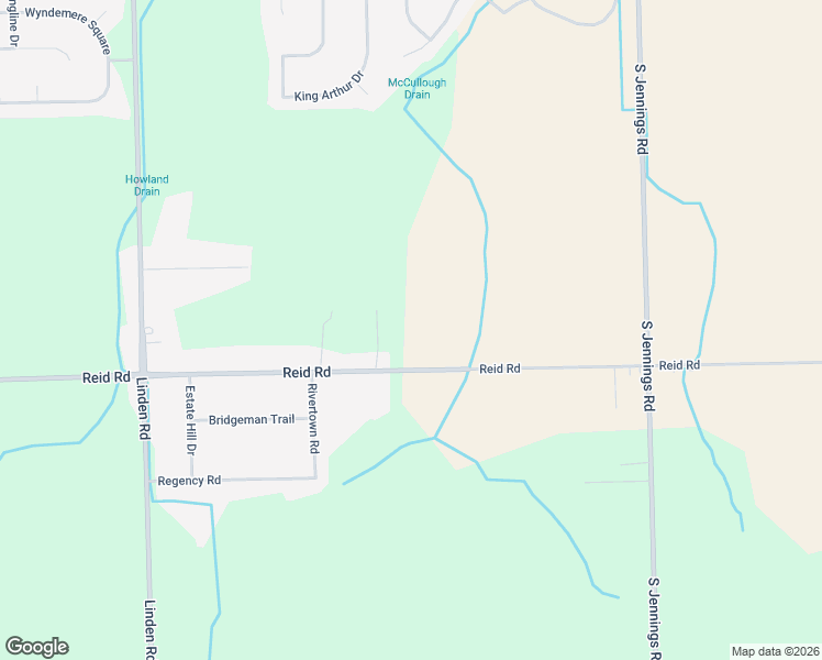 map of restaurants, bars, coffee shops, grocery stores, and more near 4248 Reid Road in Swartz Creek