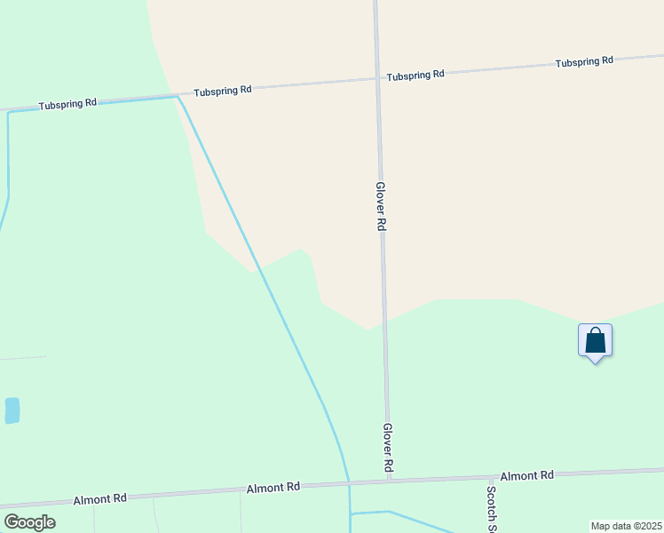 map of restaurants, bars, coffee shops, grocery stores, and more near 4758 Glover Road in Almont