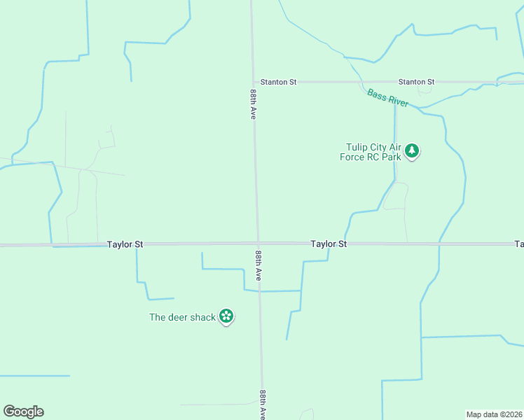 map of restaurants, bars, coffee shops, grocery stores, and more near 8878 88th Avenue in Zeeland