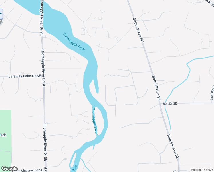 map of restaurants, bars, coffee shops, grocery stores, and more near 1840 Timber Trail Drive Southeast in Ada