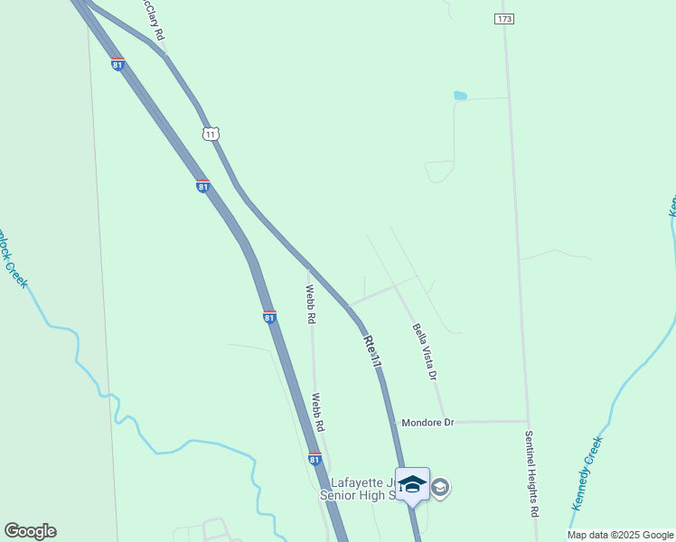 map of restaurants, bars, coffee shops, grocery stores, and more near 3268 11 in LaFayette