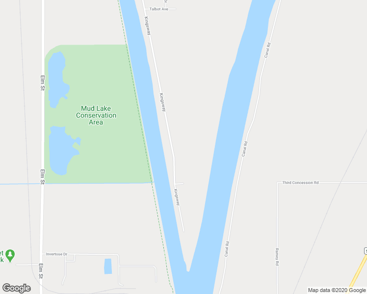 map of restaurants, bars, coffee shops, grocery stores, and more near 332 Kingsway in Welland