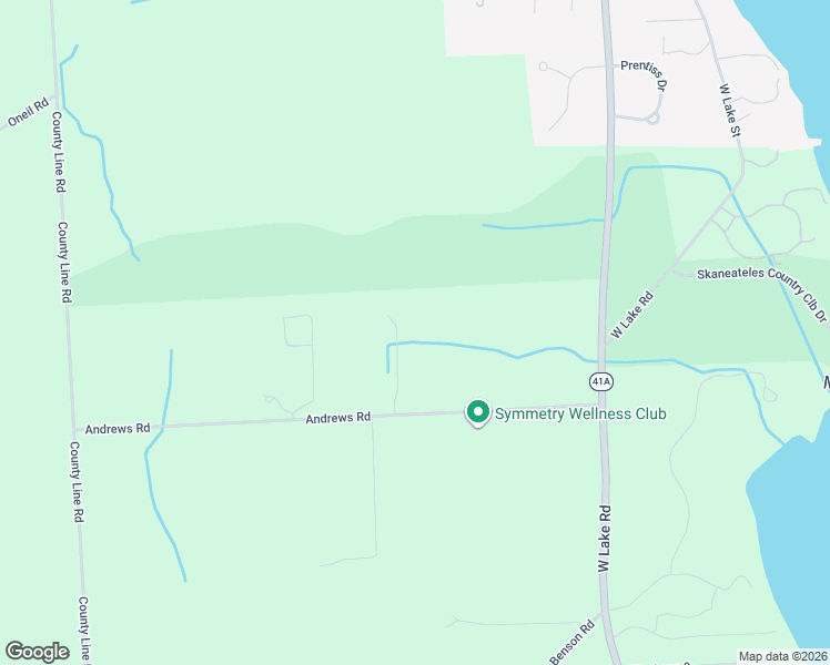 map of restaurants, bars, coffee shops, grocery stores, and more near 813 Andrews Road in Skaneateles