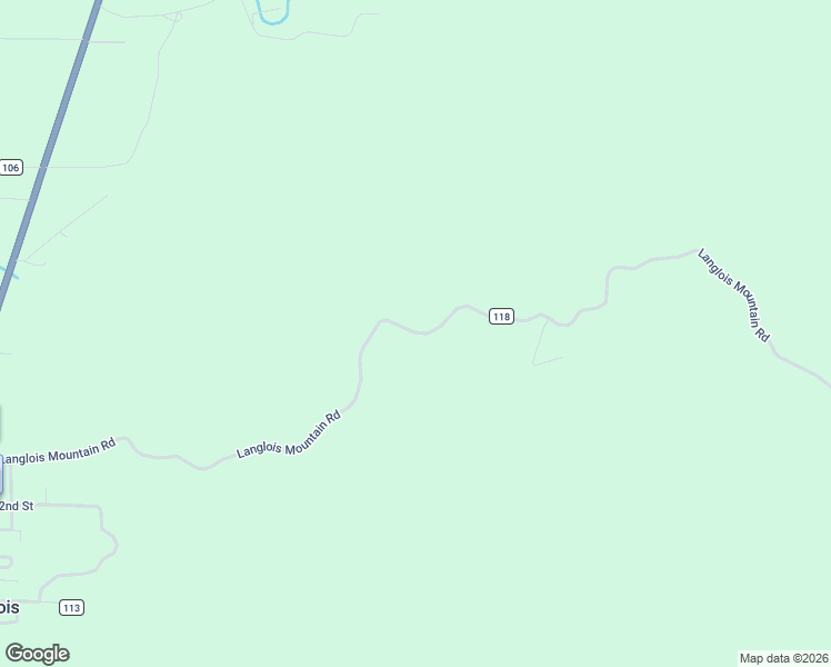 map of restaurants, bars, coffee shops, grocery stores, and more near 94651 Langlois Mountain Road in Langlois