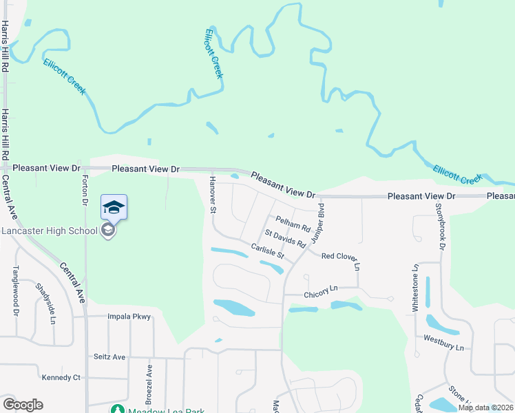 map of restaurants, bars, coffee shops, grocery stores, and more near 9 Cumberland Street in Lancaster