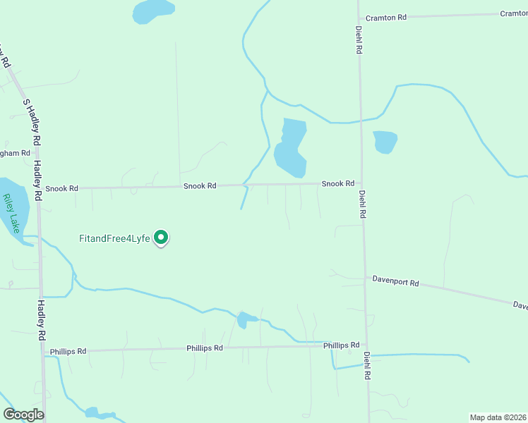 map of restaurants, bars, coffee shops, grocery stores, and more near 4141 Snook Road in Metamora