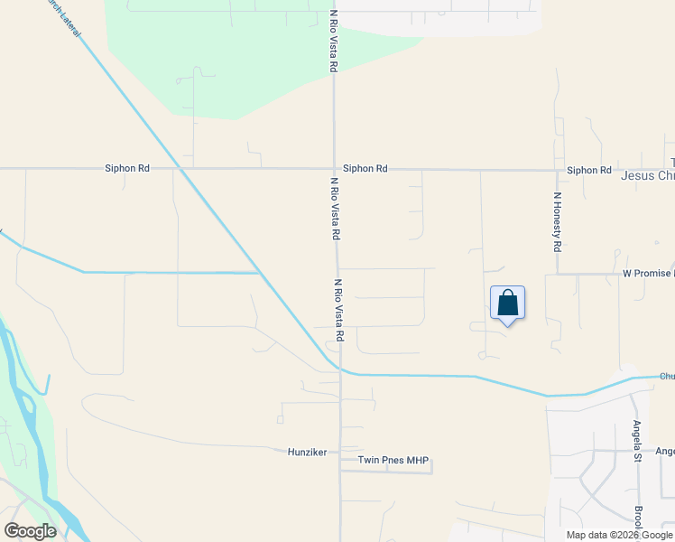 map of restaurants, bars, coffee shops, grocery stores, and more near 11757 North Rio Vista Road in Pocatello