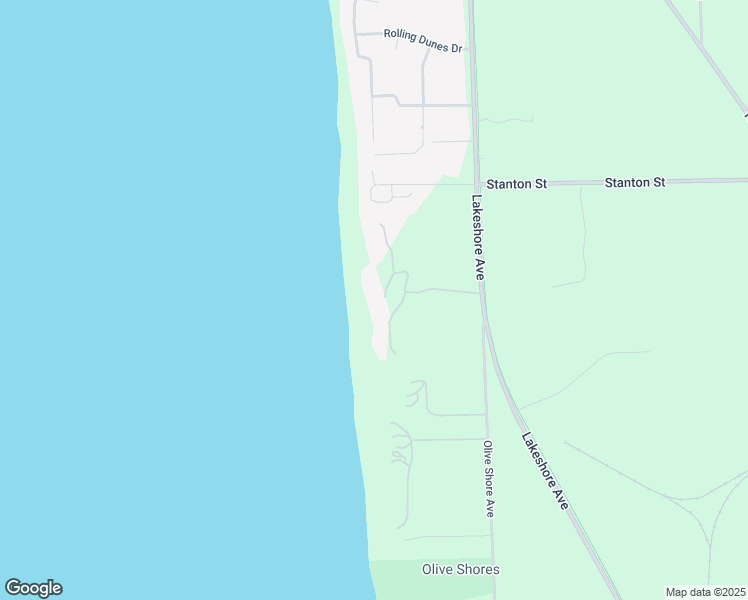 map of restaurants, bars, coffee shops, grocery stores, and more near 9019 Lake Shore Drive in West Olive