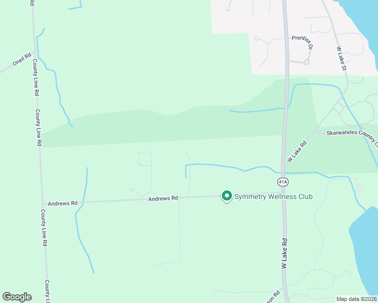 map of restaurants, bars, coffee shops, grocery stores, and more near 813 Andrews Road in Skaneateles
