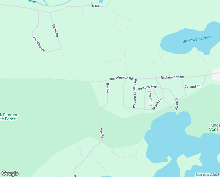 map of restaurants, bars, coffee shops, grocery stores, and more near 91 Ball Road in Kingston