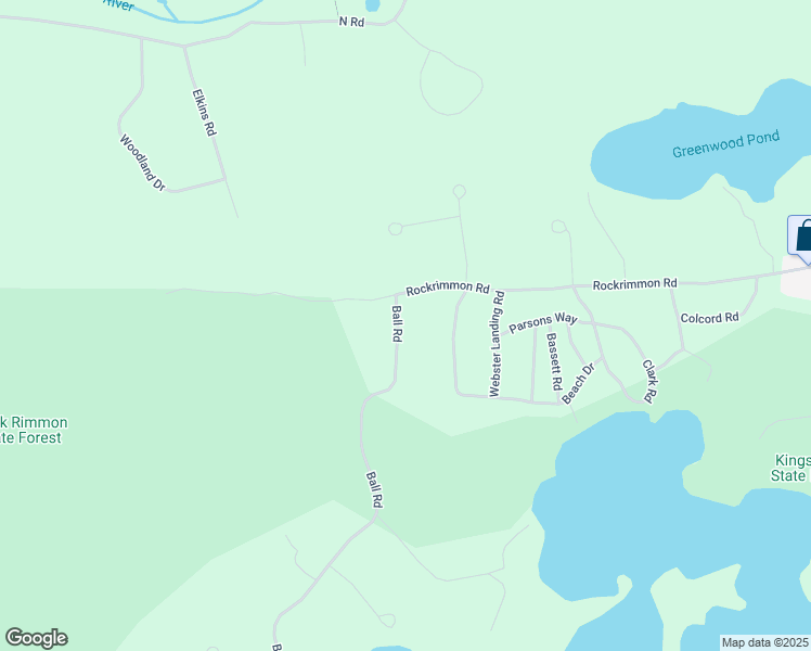 map of restaurants, bars, coffee shops, grocery stores, and more near 91 Ball Road in Kingston