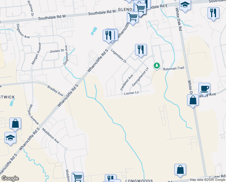map of restaurants, bars, coffee shops, grocery stores, and more near 3363 David Milne Way in London
