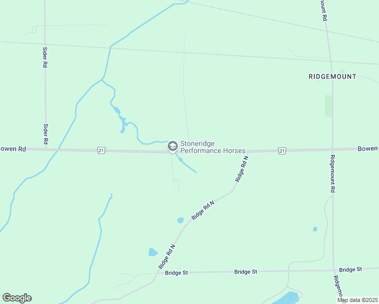 map of restaurants, bars, coffee shops, grocery stores, and more near Bowen Road in Fort Erie