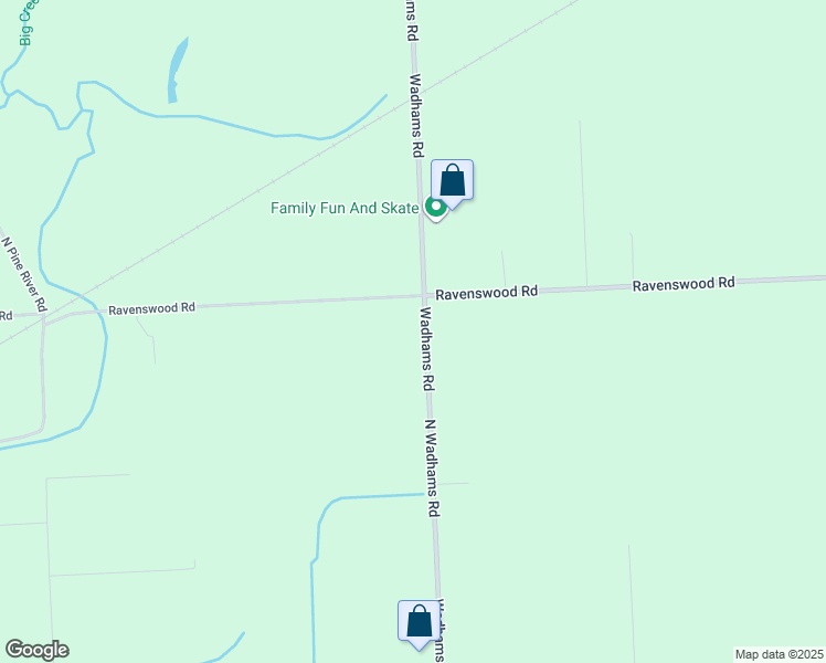 map of restaurants, bars, coffee shops, grocery stores, and more near 959 Wadhams Road in Smiths Creek