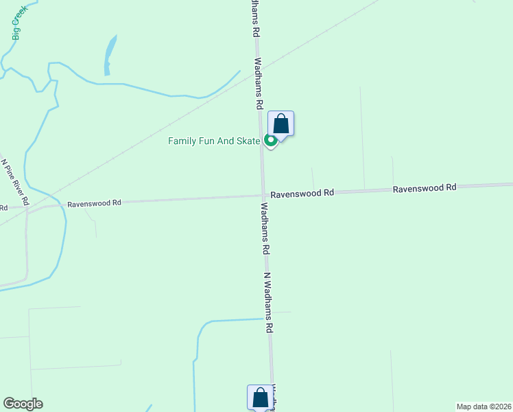 map of restaurants, bars, coffee shops, grocery stores, and more near 979 Wadhams Road in Smiths Creek