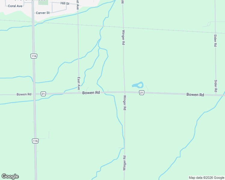 map of restaurants, bars, coffee shops, grocery stores, and more near 3406 Bowen Road in Fort Erie