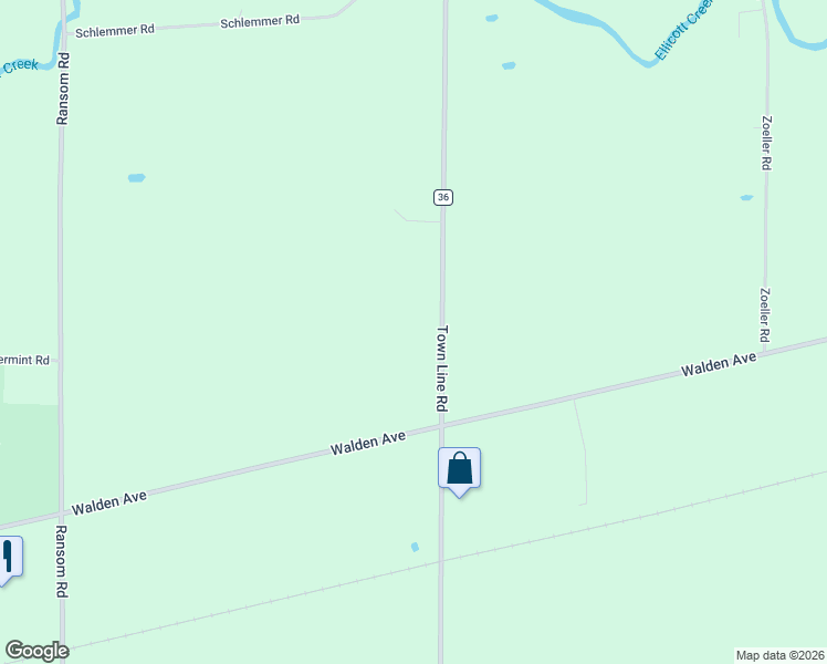 map of restaurants, bars, coffee shops, grocery stores, and more near 1337 Town Line Road in Alden