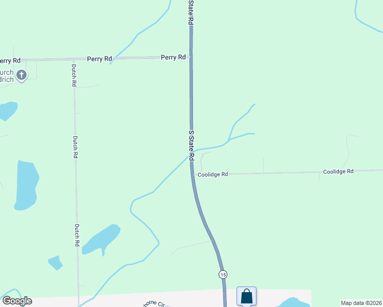 map of restaurants, bars, coffee shops, grocery stores, and more near 6898 S State Rd in Goodrich