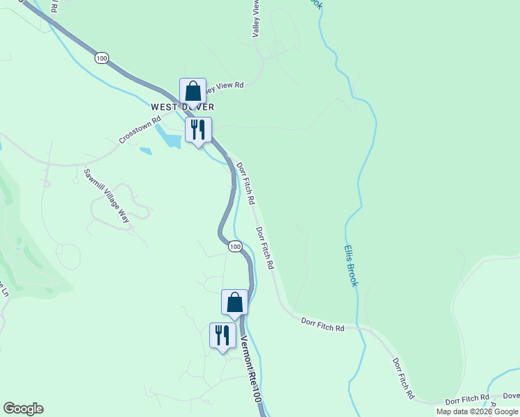 map of restaurants, bars, coffee shops, grocery stores, and more near 21 Dorr Fitch Road in Dover