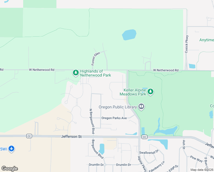 map of restaurants, bars, coffee shops, grocery stores, and more near 411 Kassander Way in Fitchburg