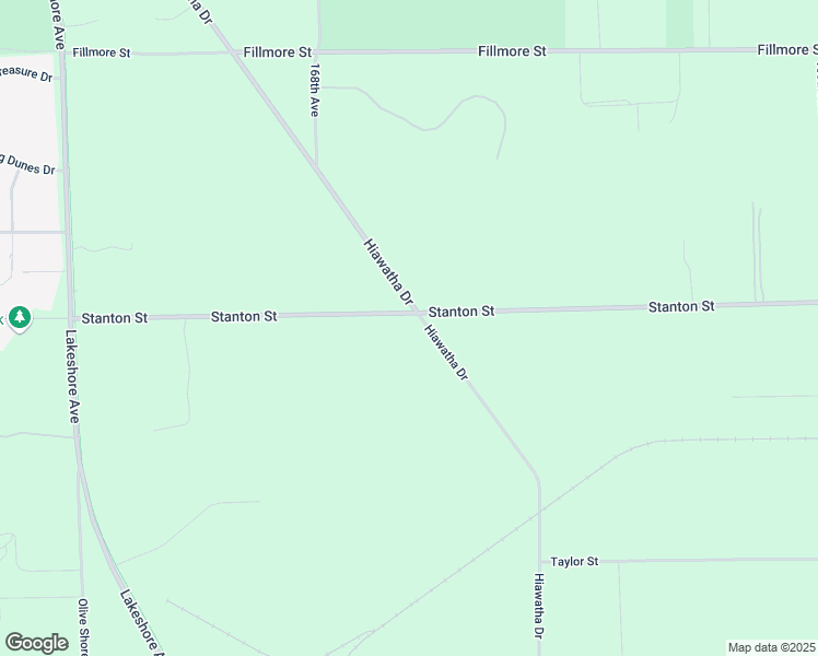 map of restaurants, bars, coffee shops, grocery stores, and more near 16670 Stanton Street in West Olive