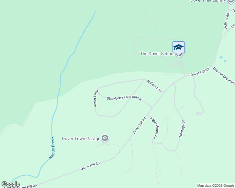 map of restaurants, bars, coffee shops, grocery stores, and more near 91 Antler Loop in Dover