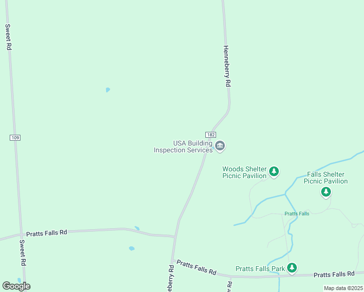 map of restaurants, bars, coffee shops, grocery stores, and more near 3413 Henneberry Road in Jamesville