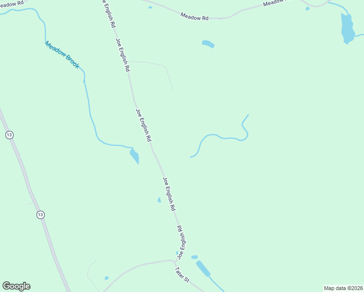 map of restaurants, bars, coffee shops, grocery stores, and more near 439 Joe English Road in New Boston