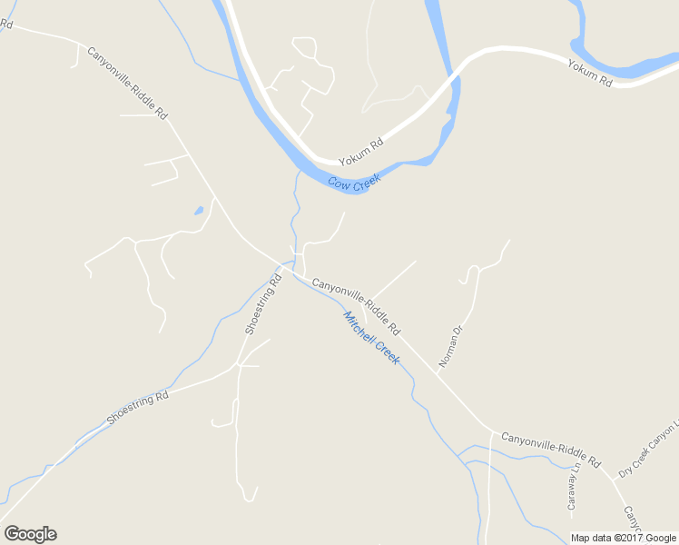 map of restaurants, bars, coffee shops, grocery stores, and more near 3579 Canyonville-Riddle Road in Riddle